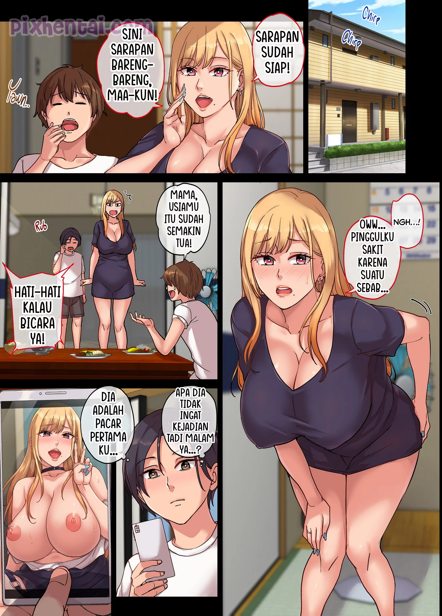 Komik hentai xxx manga sex bokep Booking Mamanya Teman yang kerja di Panti Pijat Plus-plus 22